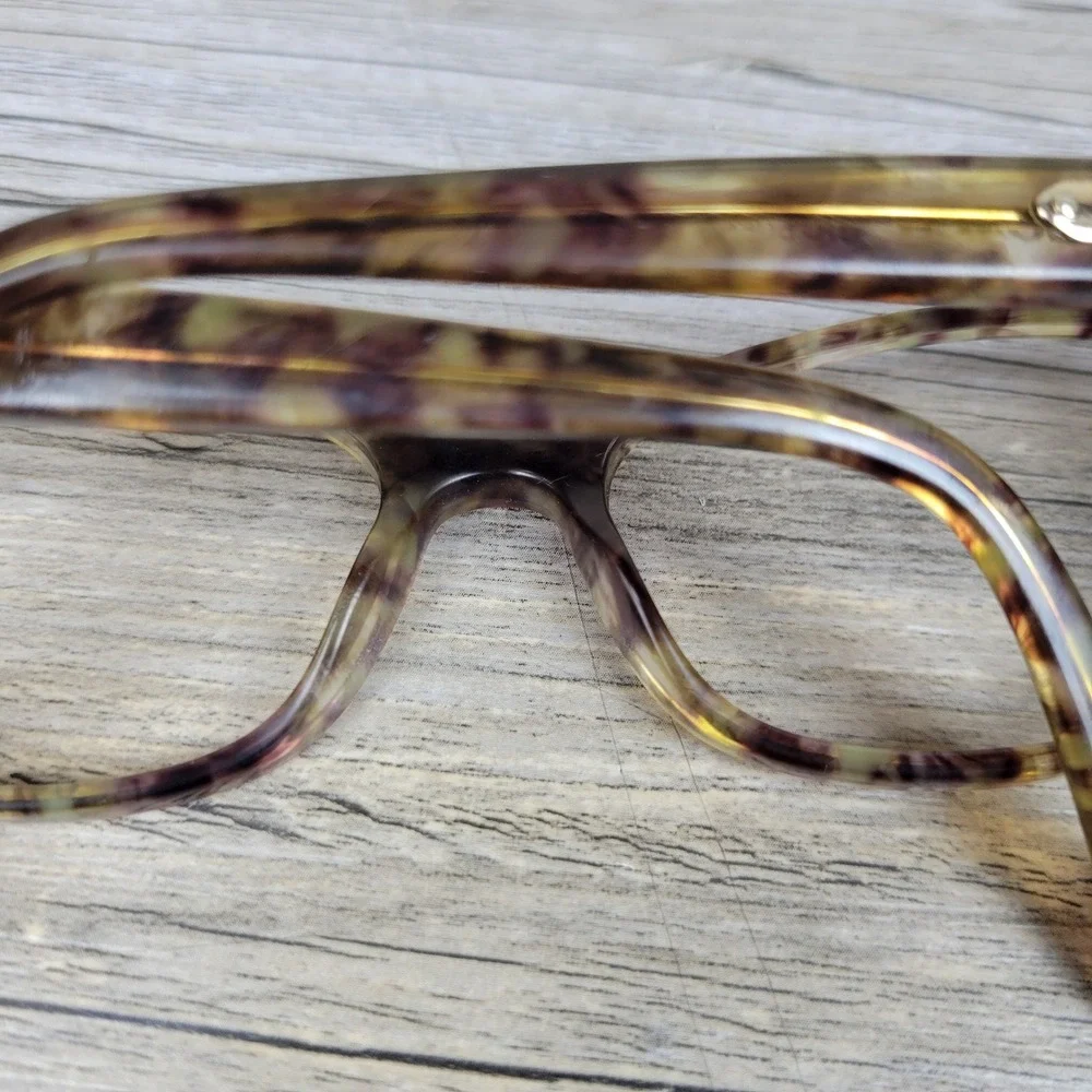 Coach Eyeglass Frames HC 6065 5287 Confetti Light Brown Cat Eye Women 51 17 135